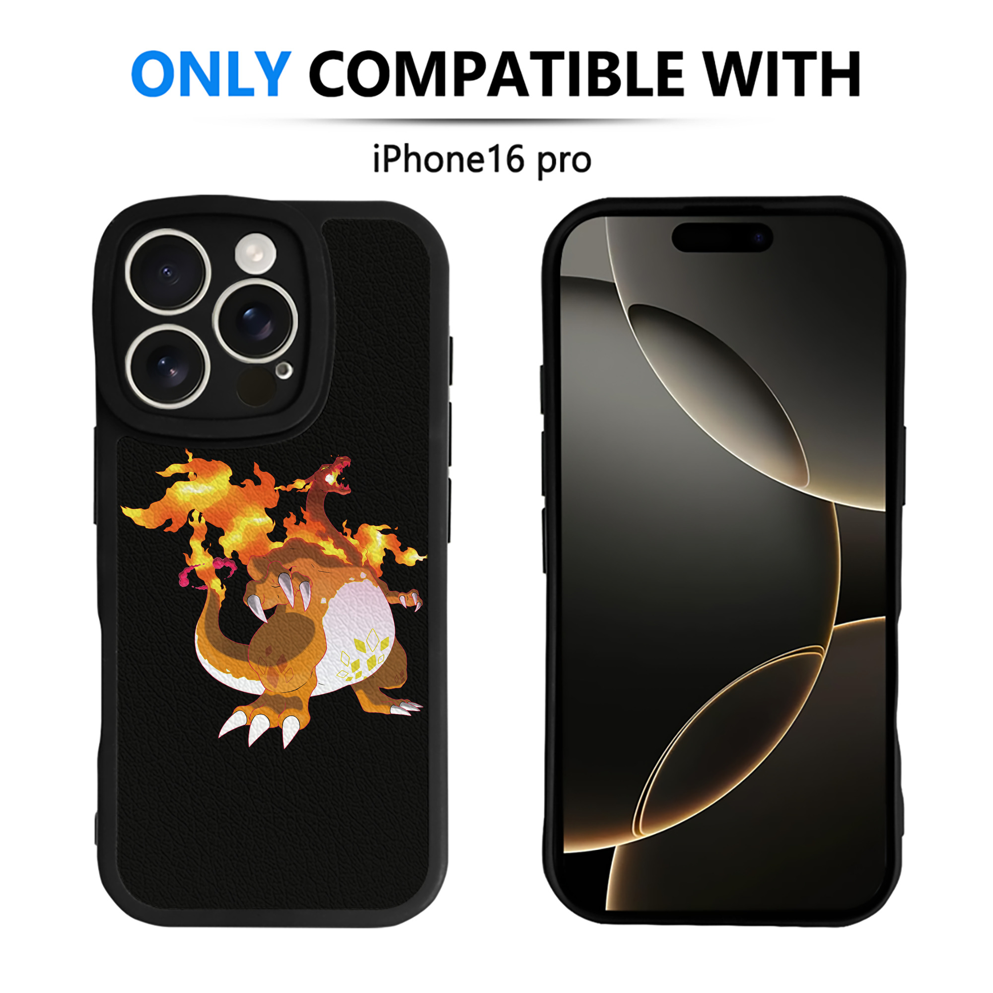（画像用） ポケットモンスター Pokémon 【iPhone 16シリーズ対応】シリコンスマホケース（レザー調） 材質：シリコン
